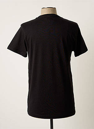 Tricou croială cambrată mâneci scurte negru PALAWAN bărbat