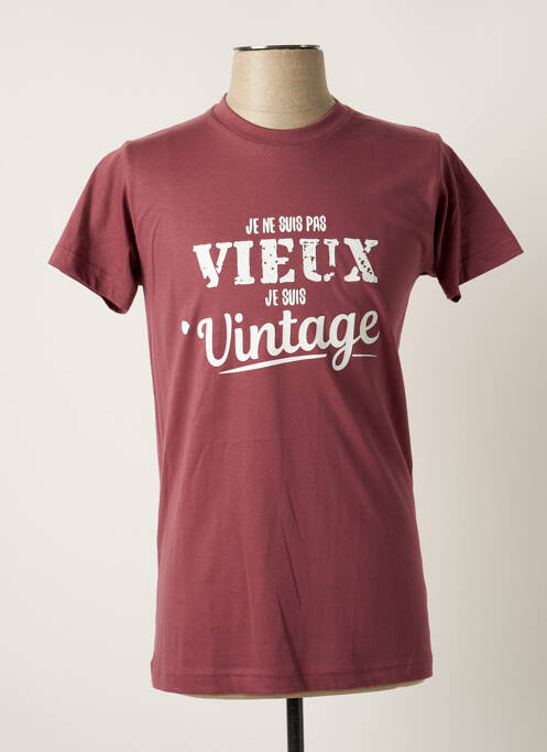 Tricou violet AVOMARKS bărbat