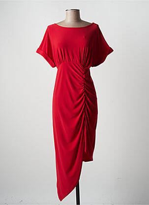 Rochie midi roșu FRANK LYMAN femeie