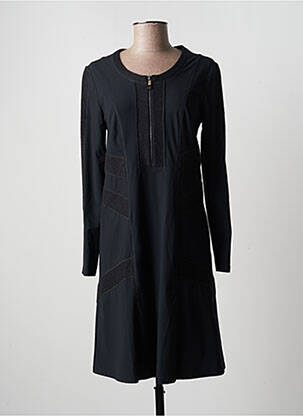 Rochie midi mâneci lungi mâneci lungi negru MC PLANET femeie