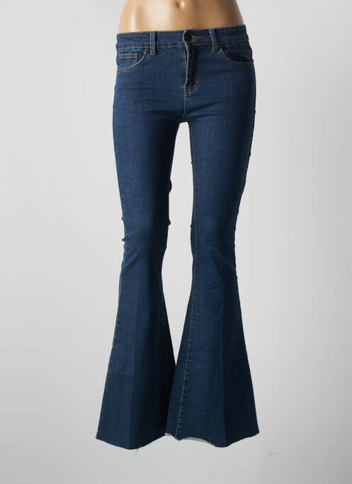 Blugi cu croială evazată albastru ATELIER JAD femeie