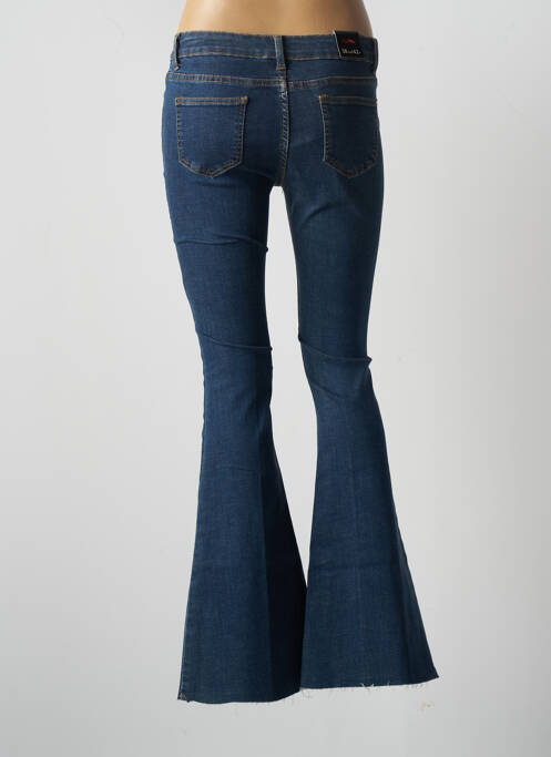 Blugi cu croială evazată albastru ATELIER JAD femeie