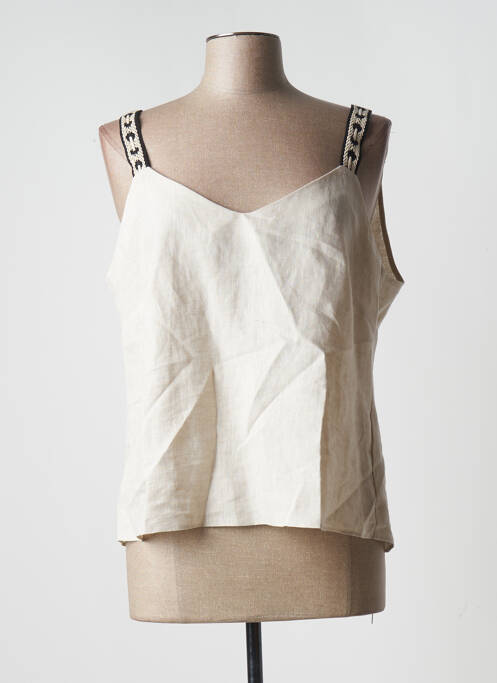 Top bej ESTEL COLLECTION femeie