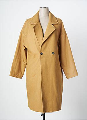 Palton lung bej HANA SAN femeie