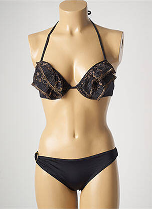 Costum de baie din două piese negru DISTRICT femeie