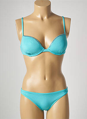 Costum de baie din două piese albastru GENIUS femeie