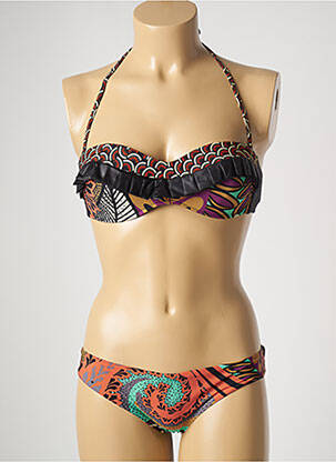 Costum de baie din două piese negru DISTRICT femeie