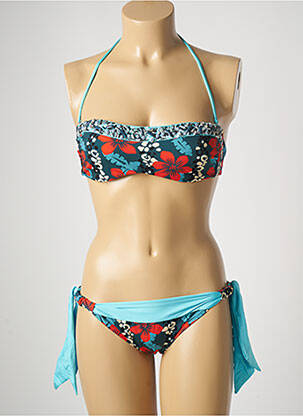 Costum de baie din două piese albastru DISTRICT femeie