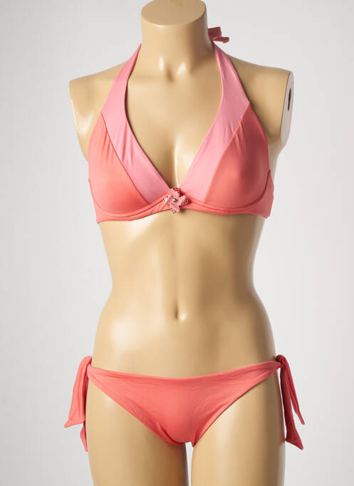 Costum de baie din două piese roz GENIUS femeie