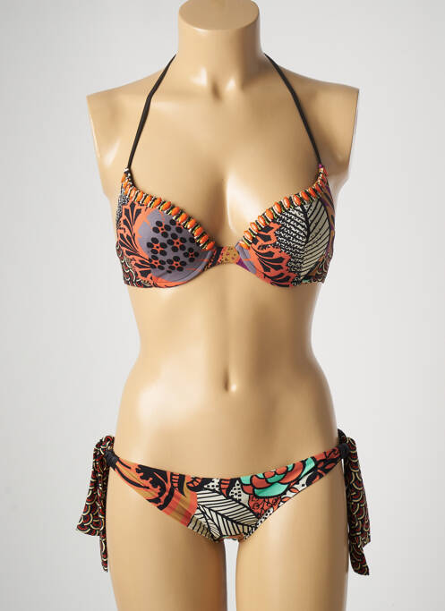 Costum de baie din două piese negru DISTRICT femeie