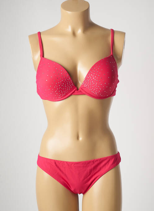 Costum de baie din două piese roz GENIUS femeie