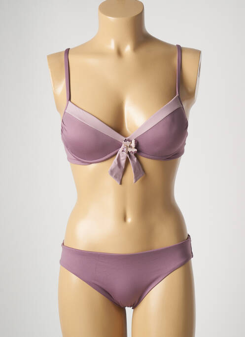 Costum de baie din două piese violet GENIUS femeie