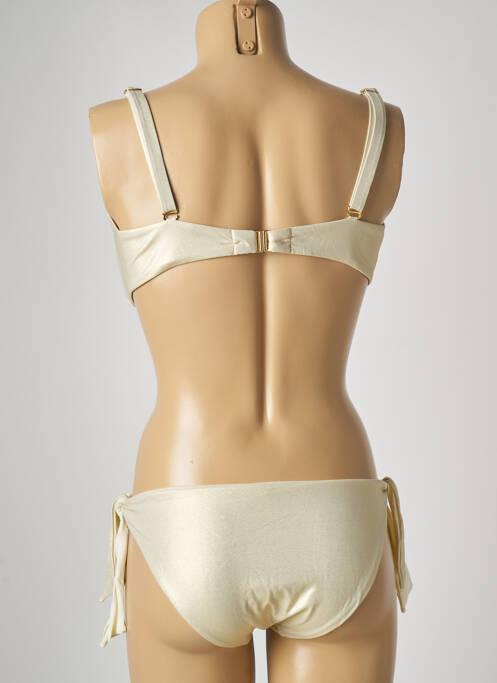 Costum de baie din două piese bej GENIUS femeie