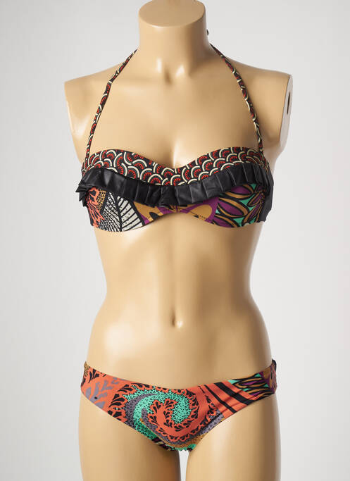 Costum de baie din două piese negru DISTRICT femeie