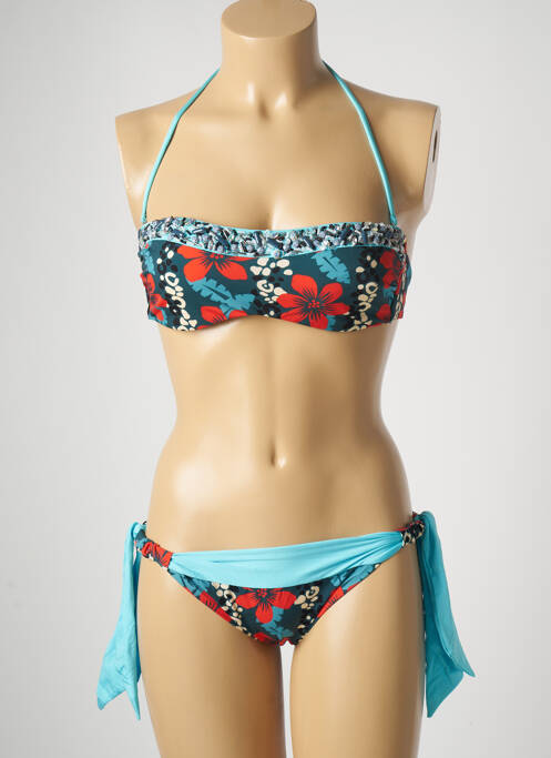 Costum de baie din două piese albastru DISTRICT femeie