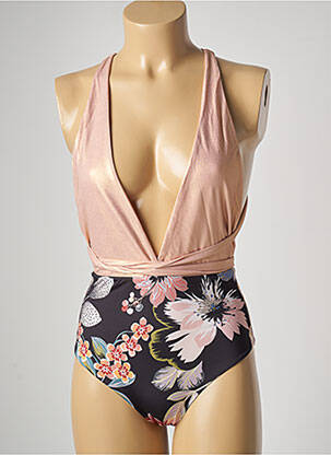 Costum de baie dintr-o singură piesă roz GENIUS femeie