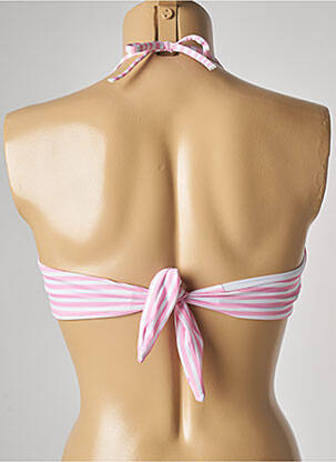 Sutien de costum de baie elasticitate top bentiță roz GENIUS femeie