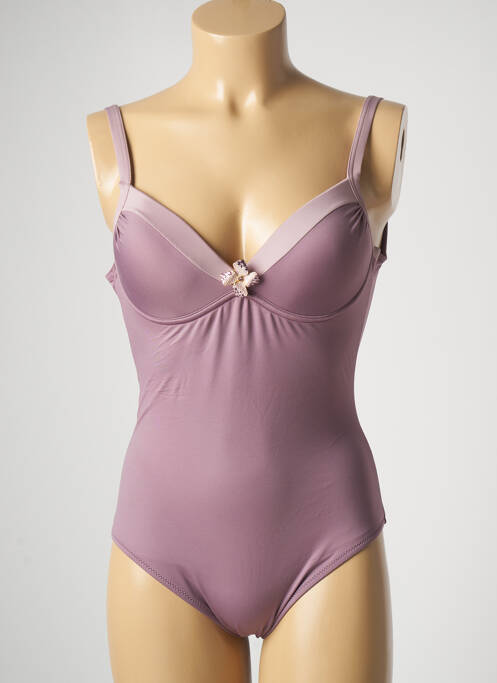 Costum de baie dintr-o singură piesă violet GENIUS femeie