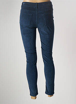 Pantalon slim talie înaltă talie înaltă albastru SARAH JOHN femeie