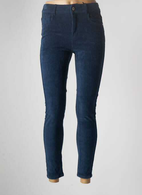 Pantalon slim albastru SARAH JOHN femeie