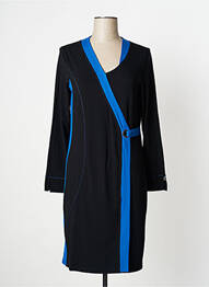 Rochie midi mâneci lungi mâneci lungi negru MALOKA femeie