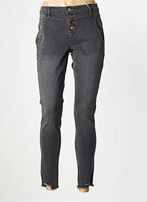 Blugi cu croială slim gri CREAM femeie