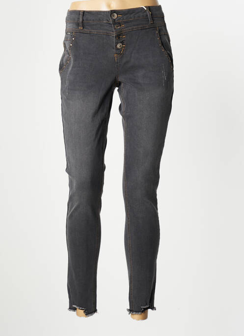 Blugi cu croială slim subțire mărime normală gri CREAM femme