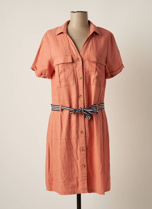 Rochie midi portocaliu ELLE EST OU LA MER femeie