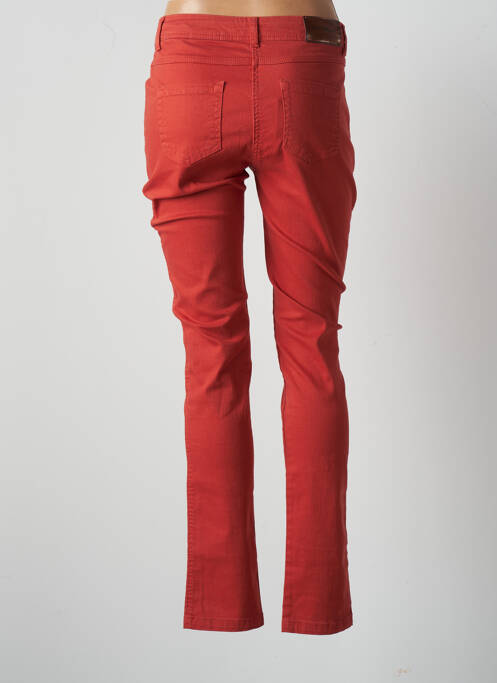 Blugi cu croială slim portocaliu MAE MAHE femeie