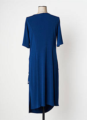 Rochie midi mâneci scurte mâneci scurte albastru ALAIN MURATI femeie