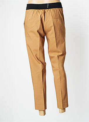 Pantalon slim talie elastică bej EDAS femeie