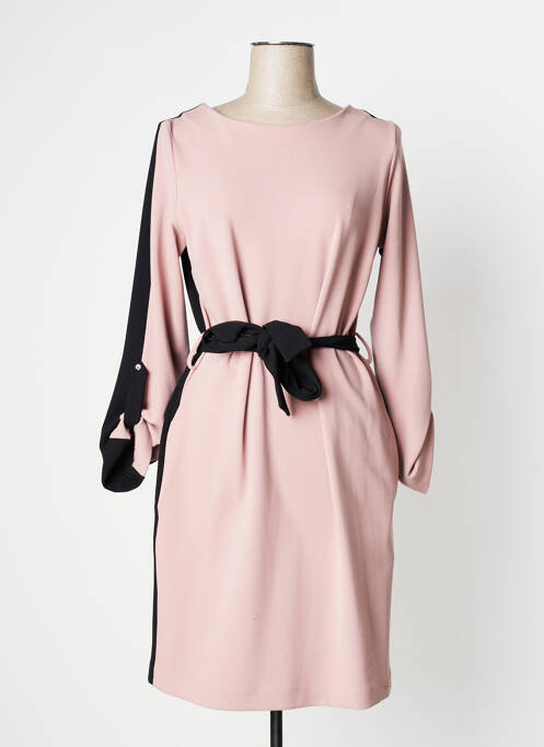 Rochie midi roz CRISTINA BARROS femeie