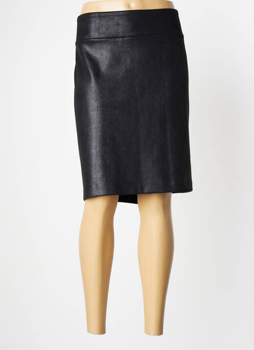 Fustă midi negru FRANK LYMAN femeie