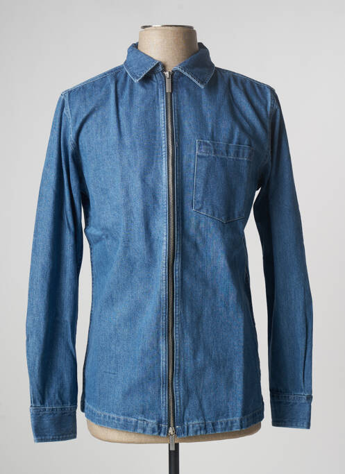 Jachetă de blugi albastru KNOWLEDGE COTTON APPAREL bărbat