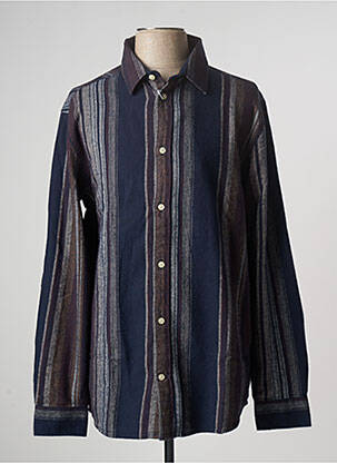 Cămașă cu mâneci lungi albastru KNOWLEDGE COTTON APPAREL bărbat