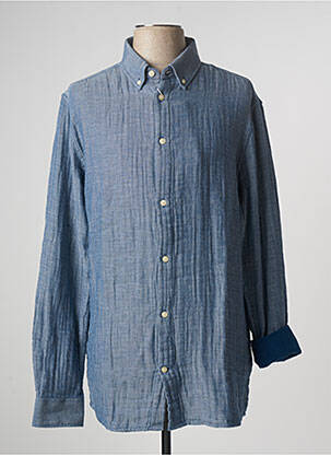 Cămașă cu mâneci lungi albastru KNOWLEDGE COTTON APPAREL bărbat