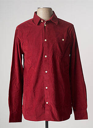 Cămașă cu mâneci lungi roșu KNOWLEDGE COTTON APPAREL bărbat