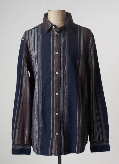 Cămașă cu mâneci lungi albastru KNOWLEDGE COTTON APPAREL bărbat