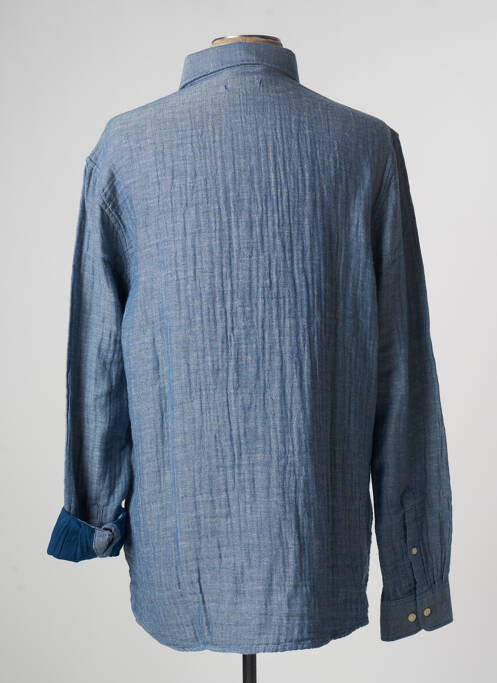 Cămașă cu mâneci lungi albastru KNOWLEDGE COTTON APPAREL bărbat