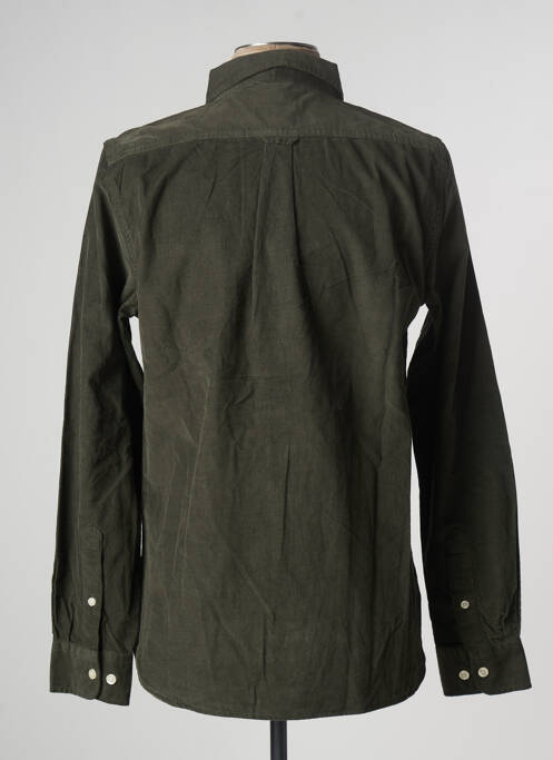 Cămașă cu mâneci lungi verde KNOWLEDGE COTTON APPAREL bărbat