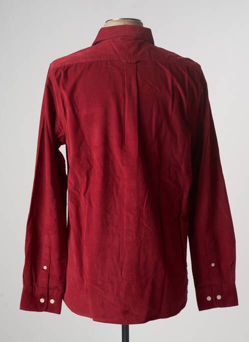 Cămașă cu mâneci lungi roșu KNOWLEDGE COTTON APPAREL bărbat