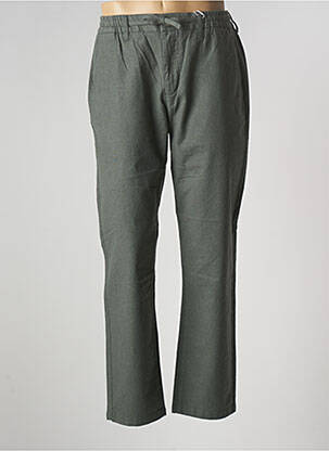 Pantalon drept verde KNOWLEDGE COTTON APPAREL bărbat