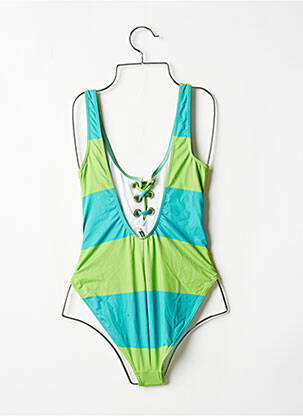 Costum de baie dintr-o singură piesă top bentiță top bentiță verde MONOPRIX femeie