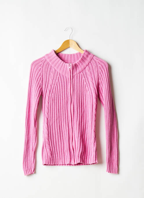 Vestă cu mâneci lungi roz MACHIN CHOSE femeie