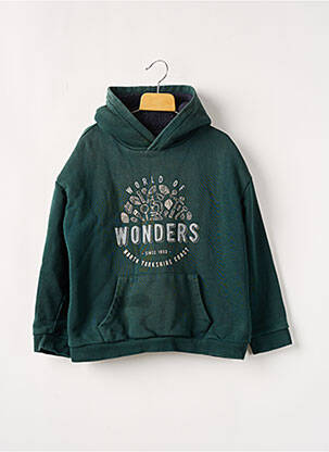 Hanorac cu glugă verde MONOPRIX băiat