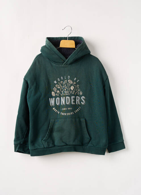 Hanorac cu glugă verde MONOPRIX băiat