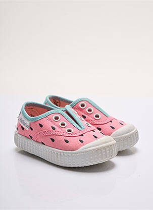 Slip-on-uri branț detașabil vârf rotund roz VICTORIA fată