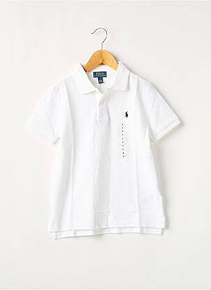 Polo alb RALPH LAUREN băiat
