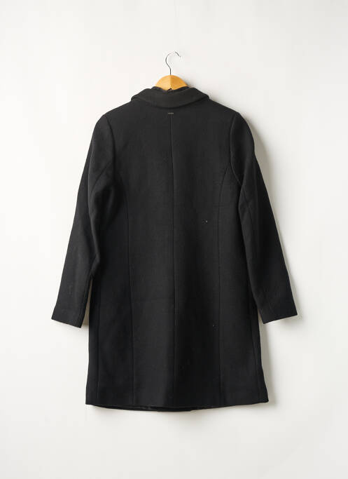 Palton scurt croială dreaptă fără glugă negru IKKS femme