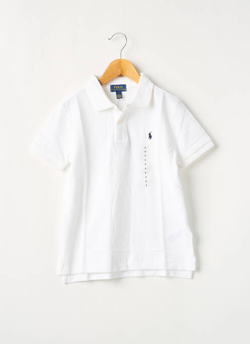 Polo alb RALPH LAUREN băiat